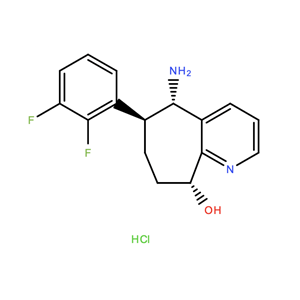 （5S，6S，9R）-5-氨基-6-（2,3-二氟苯基）-6,7,8,9-四氫-5H-環(huán)庚[b]吡啶-9-醇二鹽酸鹽