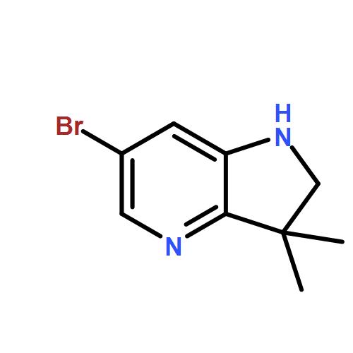 6-bromo-3,3-dimethyl-2,3-dihydro-1H-pyrrolo[3,2-b]pyridine