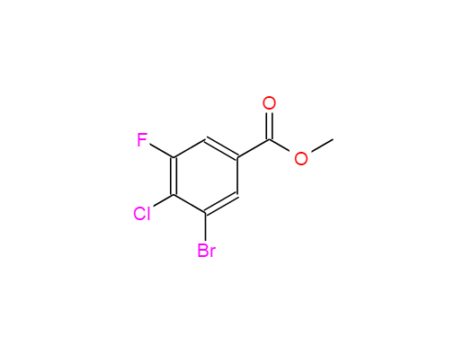 3-溴-4-氯-5-氟苯甲酸甲酯,Methyl 3-broMo-4-chloro-5-fluorobenzoate