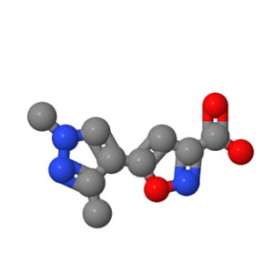 956369-25-8；5-(1,3-二甲基-1H-吡唑-4-基)-异恶唑-3-羧酸