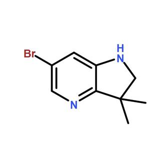 6-bromo-3,3-dimethyl-2,3-dihydro-1H-pyrrolo[3,2-b]pyridine