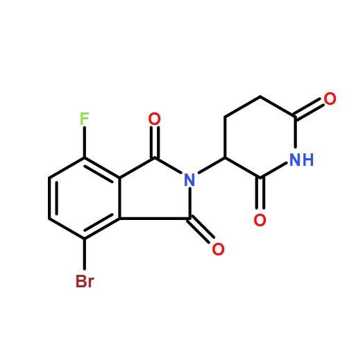 4-bromo-2-(2,6-dioxopiperidin-3-yl)-7-fluoroisoindoline-1,3-dione