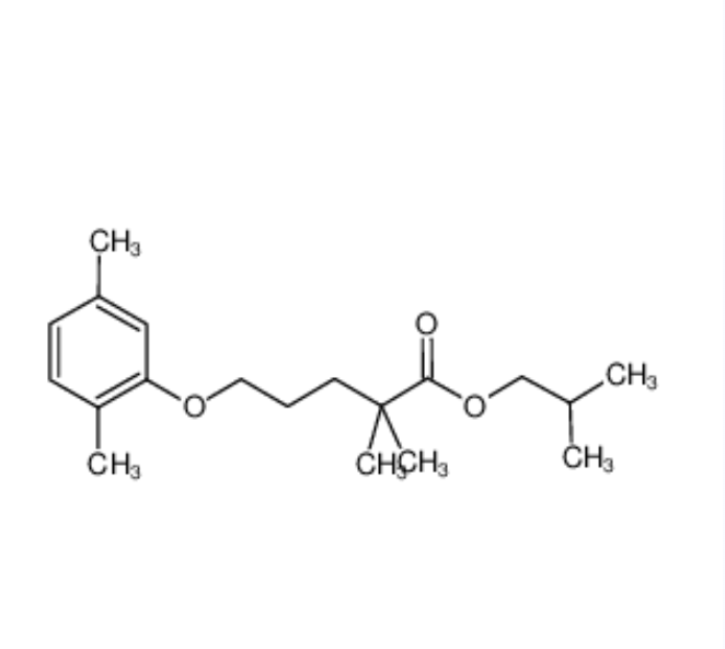 2,2-二甲基-5-(2,5-二甲苯氧基)戊酸异丁酯,Isobutyl 2,2-dimethyl-5-(2,5-xylyloxy)valerate