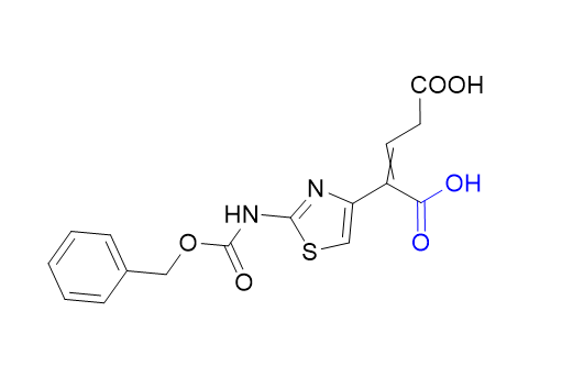 頭孢布烯雜質(zhì)16,2-(2-(((benzyloxy)carbonyl)amino)thiazol-4-yl)pent-2-enedioic acid