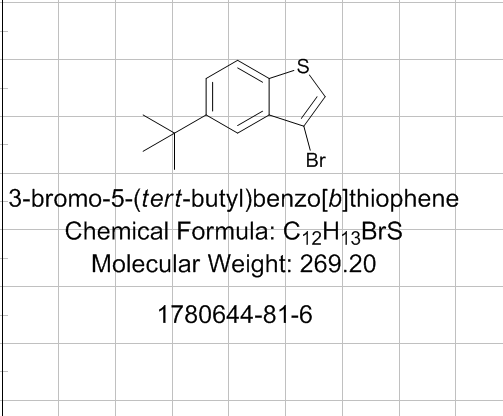 3-溴-5-叔丁基苯并噻吩,3-Bromo-5-(tert-butyl)benzo[b]thiophene