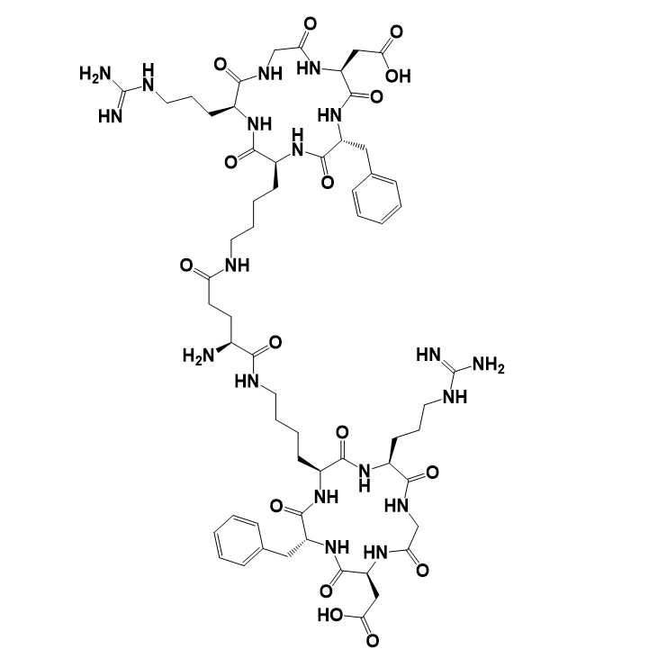 首尾环二聚体RGD,E-[c(RGDfK)2]