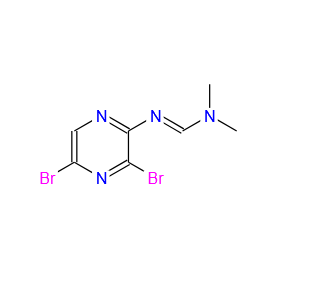 N'-(3,5-dibromo-pyrazin-2-yl)-N,N-dimethyl-formamidine