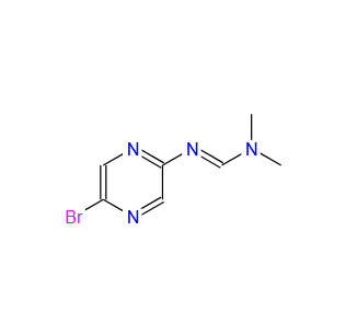 Methanimidamide, N'-(5-bromo-2-pyrazinyl)-N,N-dimethyl-, (1E)-