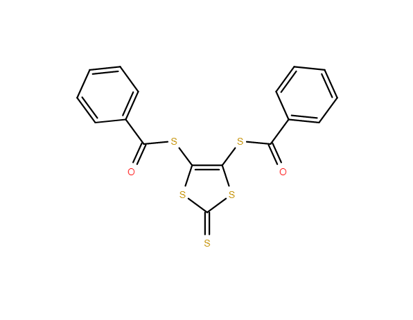 4,5-双(苄基硫代)-1,3-二硫杂环戊二烯-2-噻酮,4,5-BIS(BENZOYLTHIO)-1,3-DITHIOLE-2-THIONE