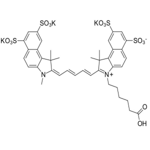 磺化Cy5.5-羧基,Sulfo-Cyanine5.5 cooh