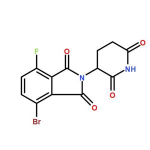4-bromo-2-(2,6-dioxopiperidin-3-yl)-7-fluoroisoindoline-1,3-dione