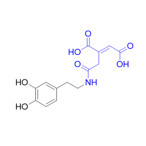 多巴胺杂质11,2-(2-((3,4-dihydroxyphenethyl)amino)-2-oxoethyl)fumaric acid
