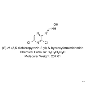 (E)-N'-(3,5-dichloropyrazin-2-yl)-N-hydroxyformimidamide