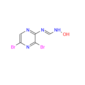 N-(3,5-dibromo-pyrazin-2-yl)-N'-hydroxy-formamidine