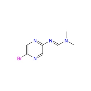 Methanimidamide, N'-(5-bromo-2-pyrazinyl)-N,N-dimethyl-, (1E)-