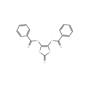 4,5-双(苄基硫代)-1,3-二硫杂环戊二烯-2-噻酮,4,5-BIS(BENZOYLTHIO)-1,3-DITHIOLE-2-THIONE