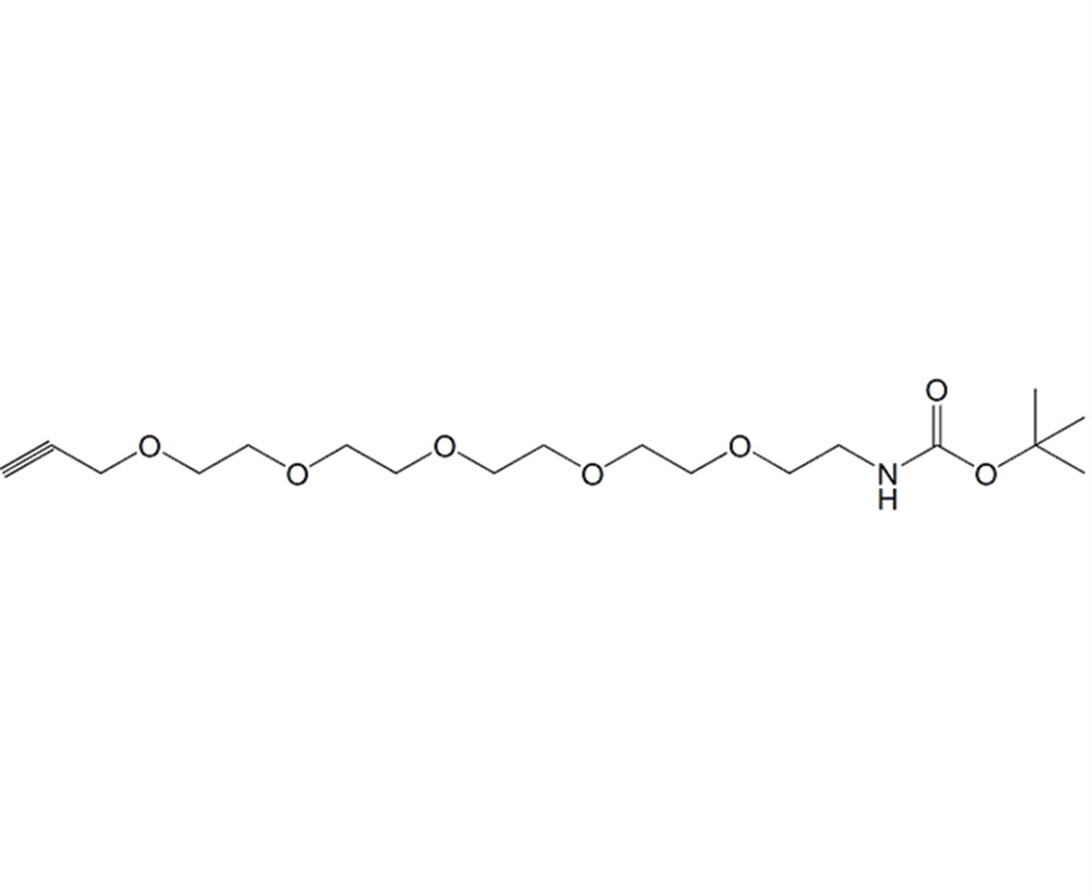 叔丁氧羰基-PEG5-丙炔,t-Boc-N-Amido-PEG5-propargyl