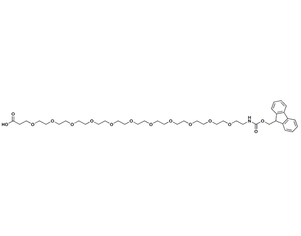 芴甲氧羰基-PEG11-羧酸,Fmoc-N-amido-PEG11-acid