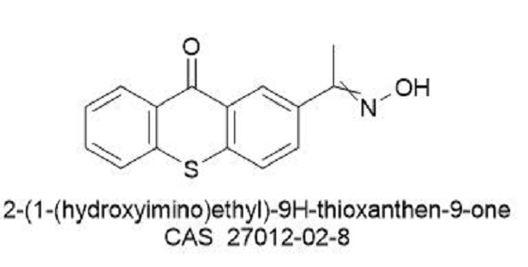 硫杂蒽酮-2-乙酮肟,2-(1-(hydroxyimino)ethyl)-9H-thioxanthen-9-one