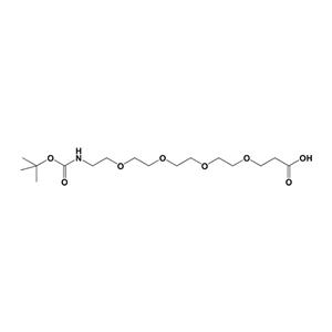 叔丁氧羰基-PEG4-羧酸,t-Boc-N-amido-PEG4-acid
