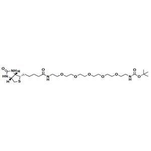 生物素-PEG5-叔丁氧羰基,Biotin-PEG5-NH-Boc