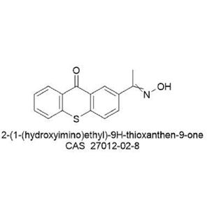 硫杂蒽酮-2-乙酮肟,2-(1-(hydroxyimino)ethyl)-9H-thioxanthen-9-one