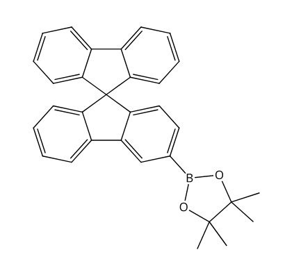 3-硼酸频哪醇酯-9,9′-螺二[9H-芴],3-[4,4,5,5-Tetramethyl-1,3,2-dioxaborolane]-9,9′-spirobi[9H-fluoren]