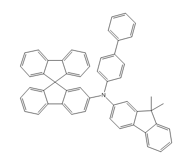 N-[1,1′-聯(lián)苯]-4-基-N-(9,9-二甲基-9H-芴-2-基)-9,9′-螺二[9H-芴]-2-胺,N-[1,1′-Biphenyl]-4-yl-N-(9,9-dimethyl-9H-fluoren-2-yl)-9,9′-spirobi[9H-fluoren]-2-amine