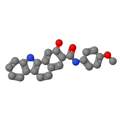 2-羟基-N-(4-甲氧基苯基)-11H-苯并[a]咔唑-3-甲酰胺,2-Hydroxy-N-(4-methoxyphenyl)-11H-benzo[a]carbazole-3-carboxamide