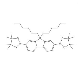 2,7-双(硼酸频哪醇酯)-9,9-二己基芴,2,7-Bis(4,4,5,5-tetramethyl-1,3,2-dioxaborolan-2-yl)-9,9-dihexylfluorene