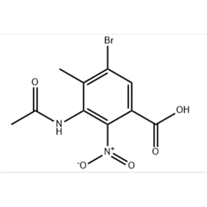 5-BROMO-2-NITRO-3-ACETYL-AMINO-4-METHYLBENZOIC ACID