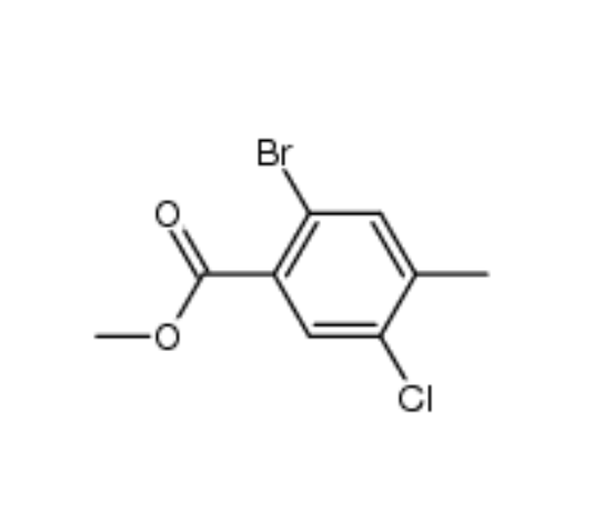 2-溴-5-氯-4-甲基苯甲酸甲酯,2-Bromo-5-chloro-4-methyl-benzoic acid methyl ester