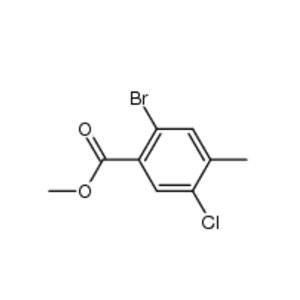 2-溴-5-氯-4-甲基苯甲酸甲酯,2-Bromo-5-chloro-4-methyl-benzoic acid methyl ester