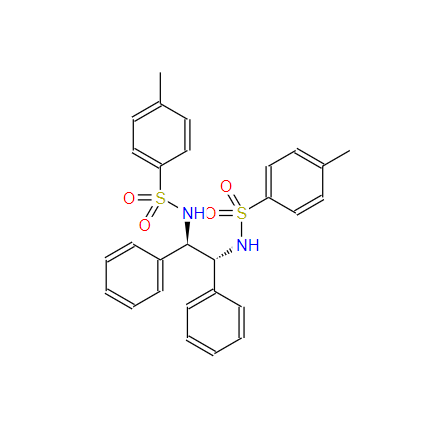 (1R,2R)-N,N'-二-对-甲苯磺酰-1,2-二苯基-1,2-乙烯二胺,4-methyl-N-[(1R,2R)-2-[(4-methylphenyl)sulfonylamino]-1,2-diphenylethyl]benzenesulfonamide