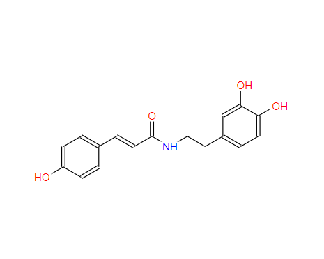 香豆酰多巴胺,(E)-N-[2-(3,4-dihydroxyphenyl)ethyl]-3-(4-hydroxyphenyl)prop-2-enamide