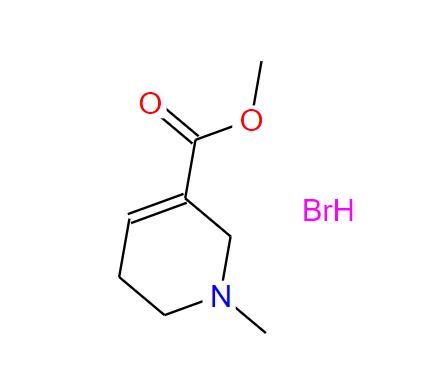 氢溴酸槟榔碱,methyl 1-methyl-3,6-dihydro-2H-pyridine-5-carboxylate,hydrobromide