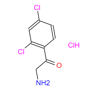 2-氨基-1-(2,4-二氯苯基)乙酮盐酸盐,2-Amino-2',4'-dichloroacetophenone, HCl