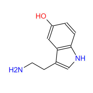 5-羟基色胺；50-67-9