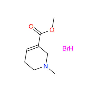氢溴酸槟榔碱,methyl 1-methyl-3,6-dihydro-2H-pyridine-5-carboxylate,hydrobromide