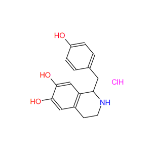 盐酸去甲乌头碱,1-(4-Hydroxybenzyl)-1,2,3,4-tetrahydro-6,7-isoquinolinediol hydro chloride (1:1)