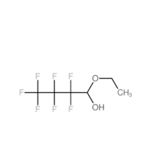 1-ethoxy-2,2,3,3,4,4,4-heptafluorobutan-1-ol,1-ethoxy-2,2,3,3,4,4,4-heptafluorobutan-1-ol