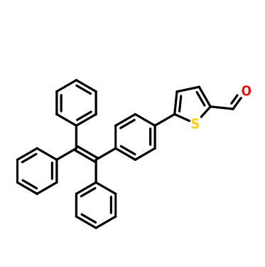 5-(4-(1,2,2-三苯基乙烯基)苯基)噻吩-2-甲醛,5-(4-(1,2,2-Triphenylvinyl)phenyl)thiophene-2-carbaldehyde