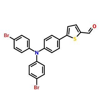 5-(4-(雙(4-溴苯基)氨基)苯基)噻吩-2-甲醛,5-(4-(Bis(4-bromophenyl)amino)phenyl)thiophene-2-carbaldehyde