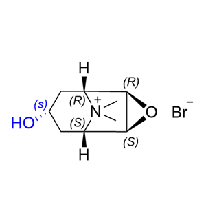 噻托溴铵杂质26,(1R,2R,4S,5S,7s)-7-hydroxy-9,9-dimethyl-3-oxa-9-azatricyclo[3.3.1.02,4]nonan-9-ium bromide