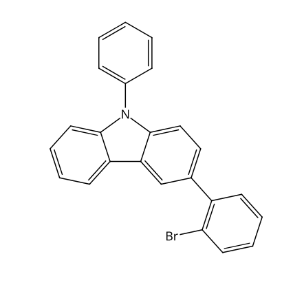 3-(2-溴苯基)-9-苯基-9H-咔唑,3-(2-Bromophenyl)-9-phenyl-9H-carbazole