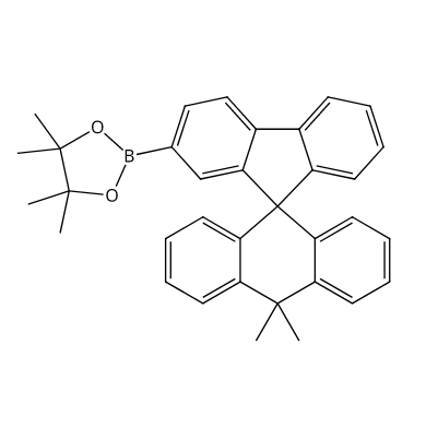2-(10,10-二甲基螺[蒽-9(10H),9′-[9H]芴]-2′-基)-硼酸频哪醇酯,2-(10,10-Dimethylspiro[anthracene-9(10H),9′-[9H]fluoren]-2′-yl)-4,4,5,5-tetramethyl-1,3,2-dioxaborolane