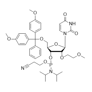 2'-O-MOE-U 亞磷酰胺單體,5'-O-DMT-2'-O-(2-methoxyethyl)uridine 3'-CE phosphoramidite