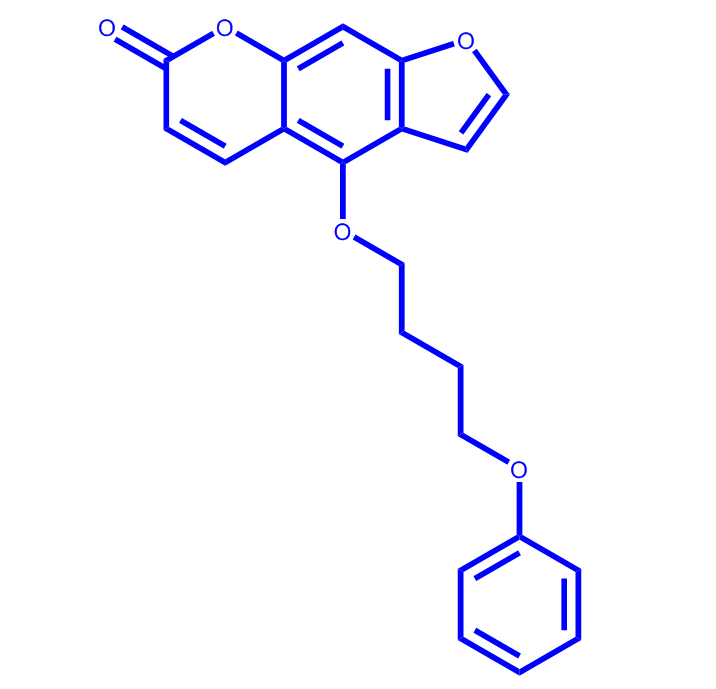 4-(4-苯氧基丁氧基)-7H-呋喃并[3,2-G][1]苯并吡喃-7-酮,5-(4-PHENOXYBUTOXY)PSORALEN