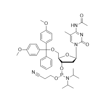 N4-乙酰基-5-甲基-5'-O-DMT-脱氧胞苷亚磷酰胺单体,5-Me-DMT-dC(Ac)-CE-Phosphoramidite