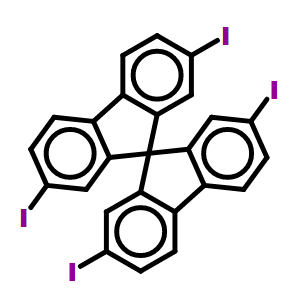 2,2',7,7'-四碘-9,9'-螺二芴,22,2',7,7'-tetraiodo-9,9'-spirobi[fluorene